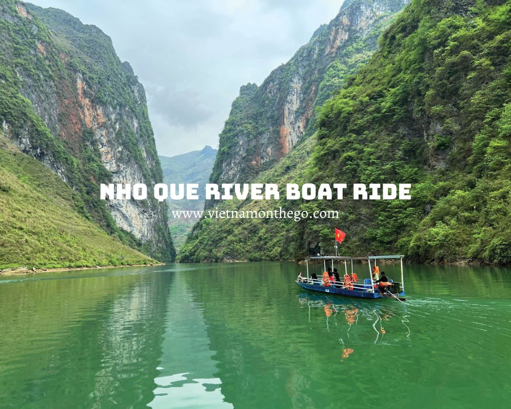 Nho Que ha giang boat ride